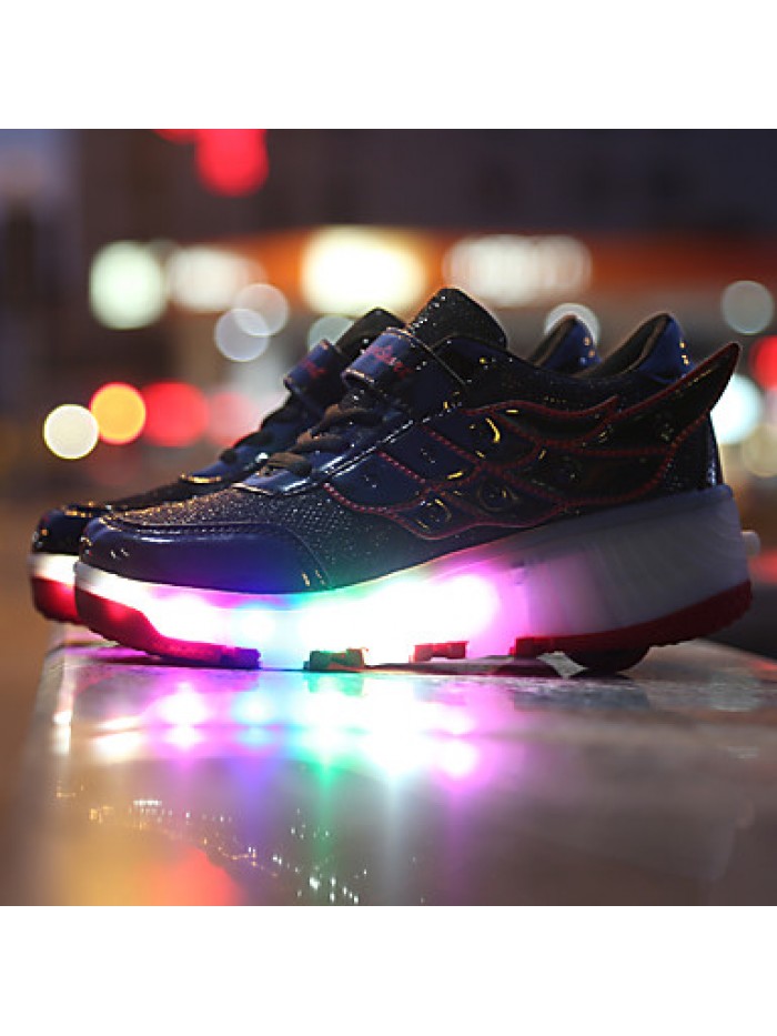 LED Shoes Girls' Shoes / Casual Roller Skate Shoes / Fashion Sneakers Pink / Black and Red / Black and White