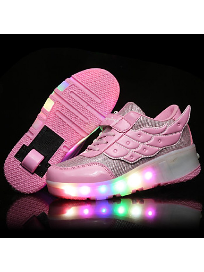 LED Shoes Girls' Shoes / Casual Roller Skate Shoes / Fashion Sneakers Pink / Black and Red / Black and White