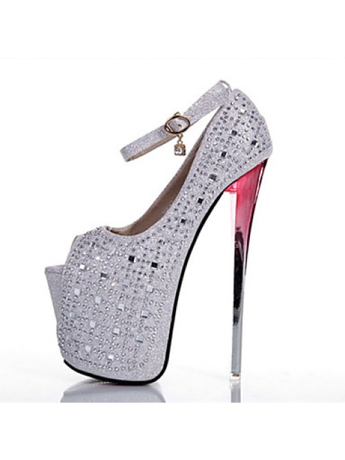 Women's Shoes Sexy Peep Toe Stiletto Heel Pumps Pa...