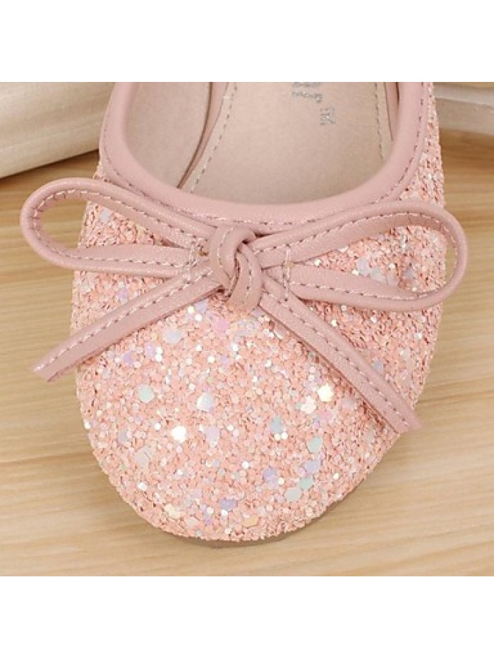 Girls' Shoes Dress Casual Comfort Round Toe Leather Flats More Colors Available