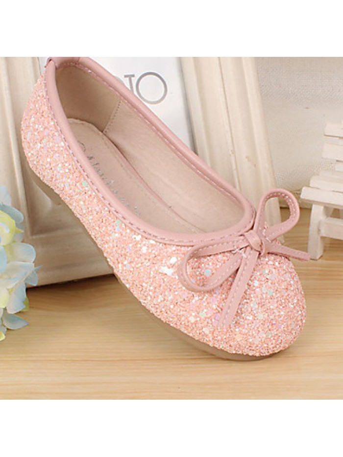 Girls' Shoes Dress Casual Comfort Round Toe Leather Flats More Colors Available