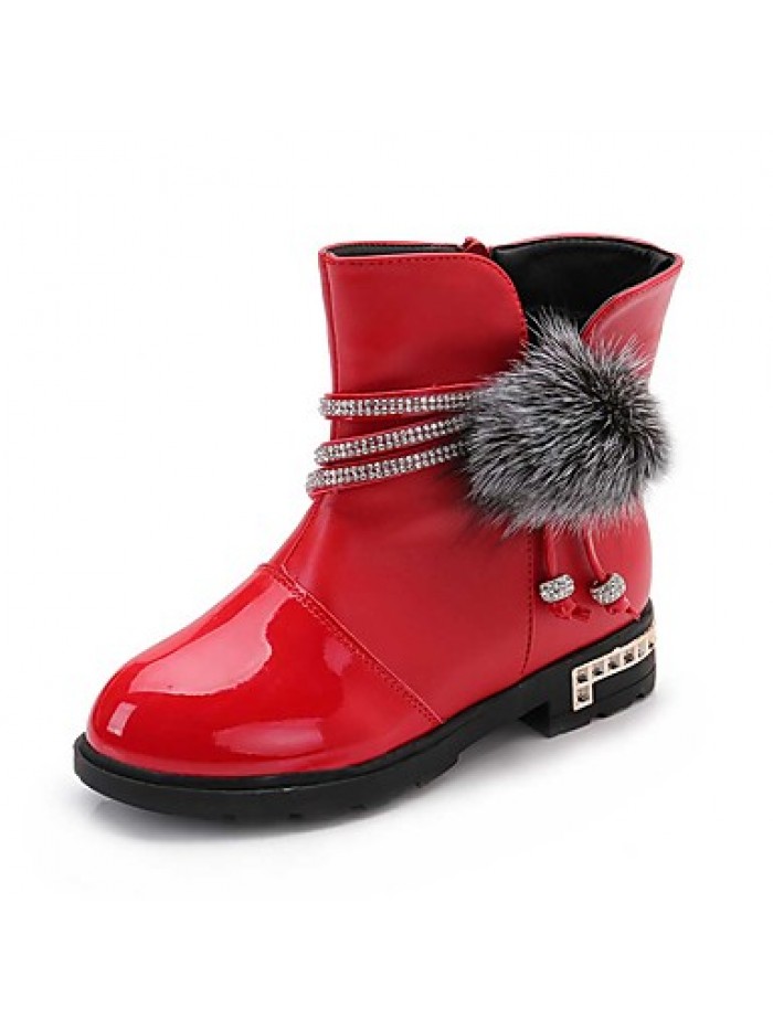 Girl's Boots Spring / Fall / Winter Snow Boots / Motorcycle Boots / Bootie / Comfort Leather Outdoor /CasualZipper