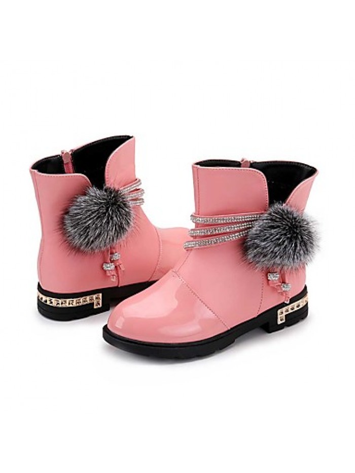 Girl's Boots Spring / Fall / Winter Snow Boots / Motorcycle Boots / Bootie / Comfort Leather Outdoor /CasualZipper