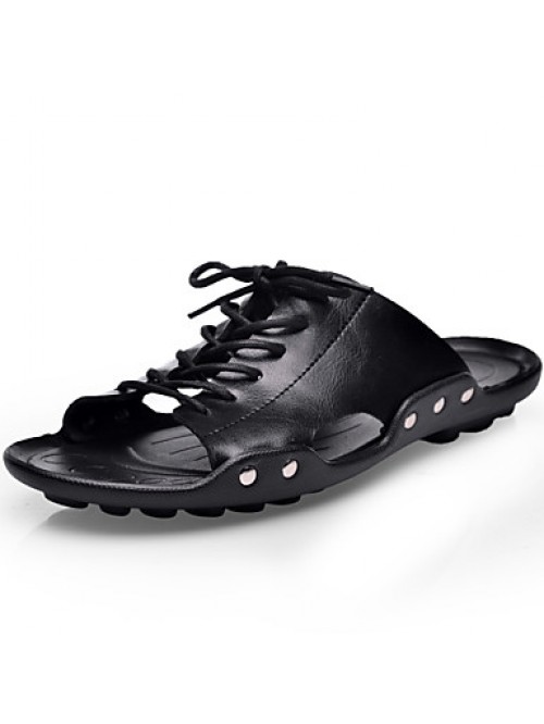 Men's Shoes Outdoor / Athletic / Casual Leather Sa...