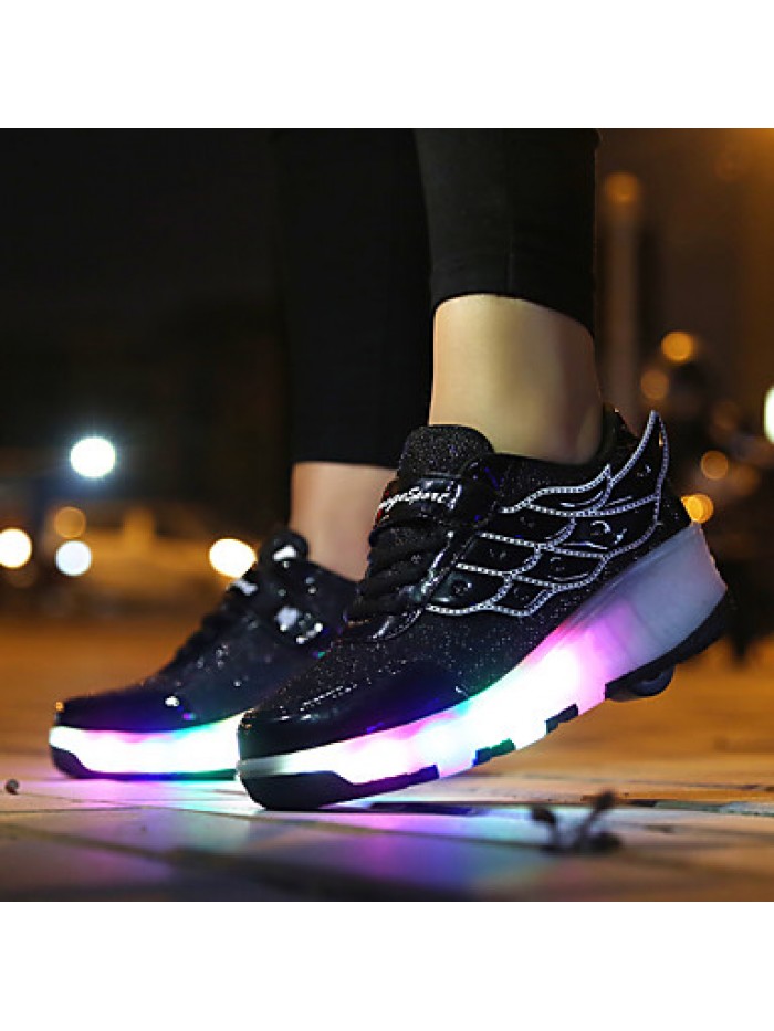 LED Shoes Girls' Shoes / Casual Roller Skate Shoes / Fashion Sneakers Pink / Black and Red / Black and White