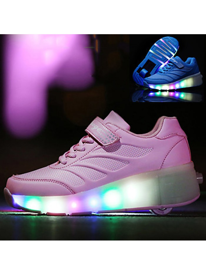 Kid Boy Girl Roller Shoes / Ultra-light Single Wheel Skating LED Light Shoes / Athletic / Casual LED Shoes