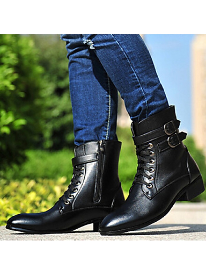 Shoes OfficeCareer / PartyEvening / Casual Synthetic Boots Black