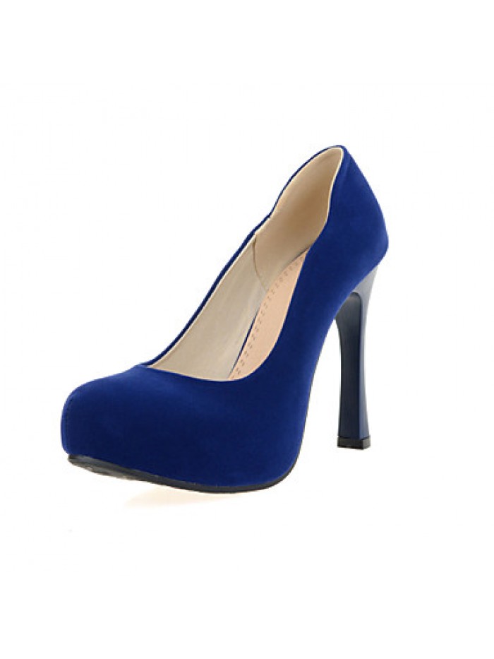 Women's Heels Leatherette Office & Career / Dress / Casual Stiletto Heel Others Black / Blue / Red