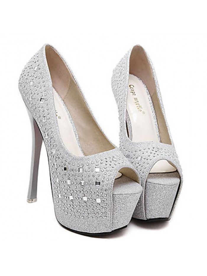 Women's Wedding Shoes Heels/Peep Toe/Platform Heels Wedding/Party & Evening