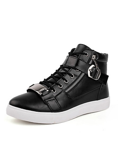 High Help Canvas Fashion Boots Zipper Comfortable ...