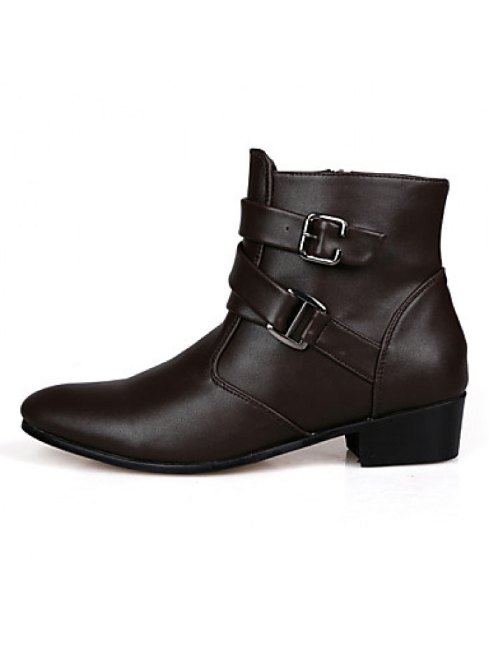 Shoes Outdoor/OfficeCareer/PartyEvening Boots Black/Brown/White