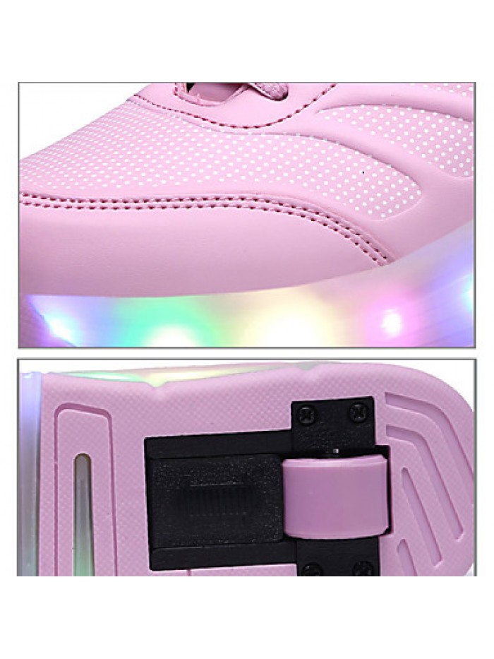 Kid Boy Girl Roller Shoes / Ultra-light Single Wheel Skating LED Light Shoes / Athletic / Casual LED Shoes