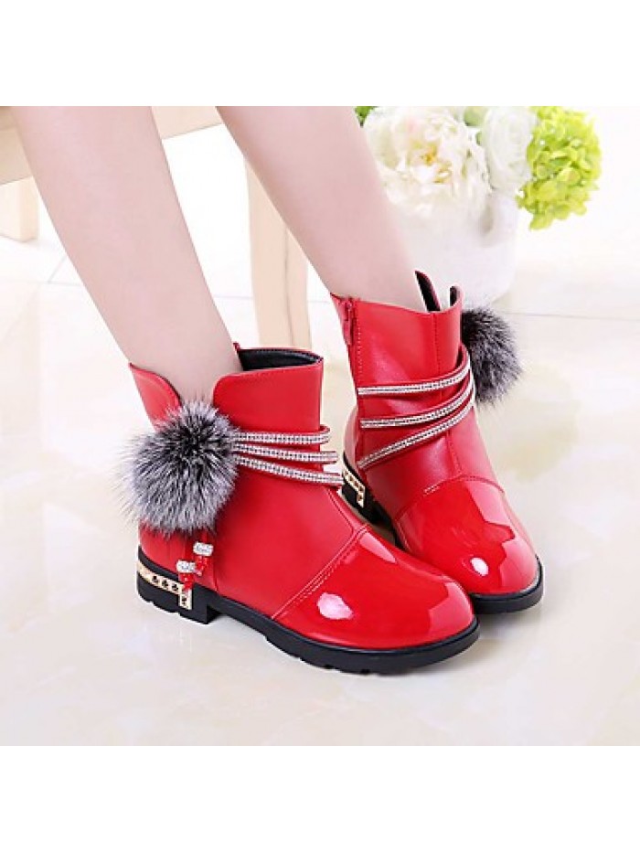 Girl's Boots Spring / Fall / Winter Snow Boots / Motorcycle Boots / Bootie / Comfort Leather Outdoor /CasualZipper