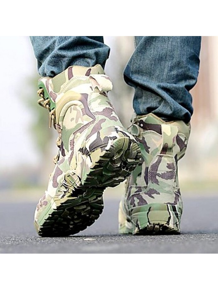 Shoes 2016 Hot Sale Outdoor/Work Leather/Synthetic Camouflage Color Hard-wearing Combat Boots