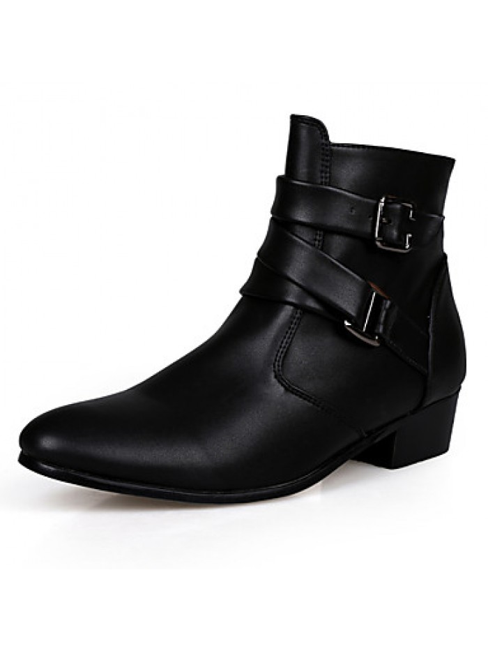 Shoes Outdoor/OfficeCareer/PartyEvening Boots Black/Brown/White