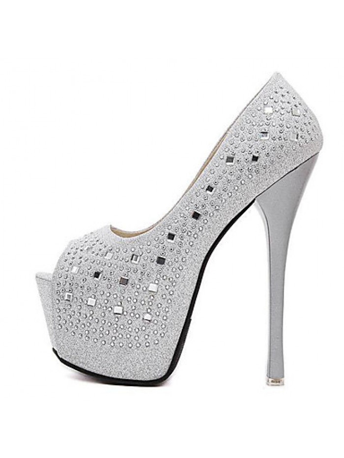 Women's Wedding Shoes Heels/Peep Toe/Platform Heels Wedding/Party & Evening