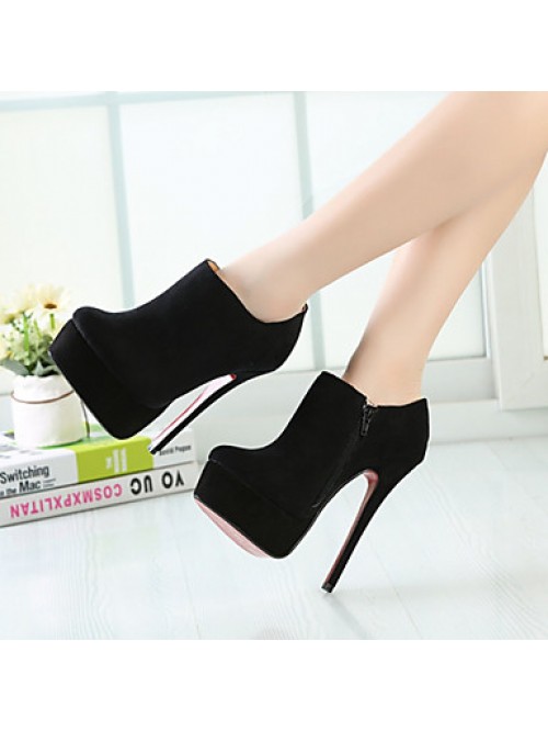 Women's Shoes 16CM Heel Height Sexy Round Toe Stil...