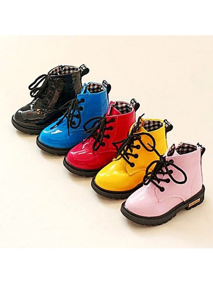 Kids' Shoes 2016 New Style Hot Sale Outdoor/Party/Casual Fashion Boots Black/Blue/Yellow/Pink/Red