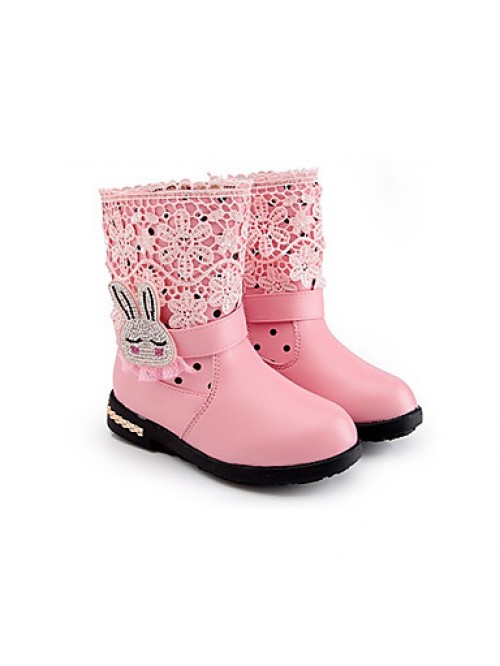 Girl's Boots Spring / Fall Combat Boots Synthetic ...