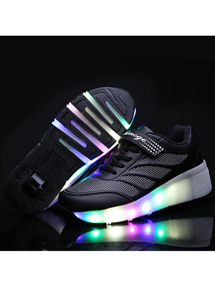 Kid Boy Girl Roller Shoes / Ultra-light Single Wheel Skating LED Light Shoes / Athletic / Casual LED Shoes