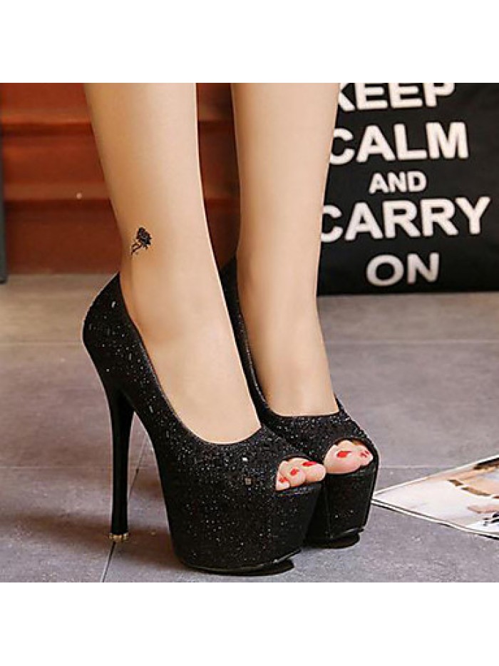 Women's Wedding Shoes Heels/Peep Toe/Platform Heels Wedding/Party & Evening