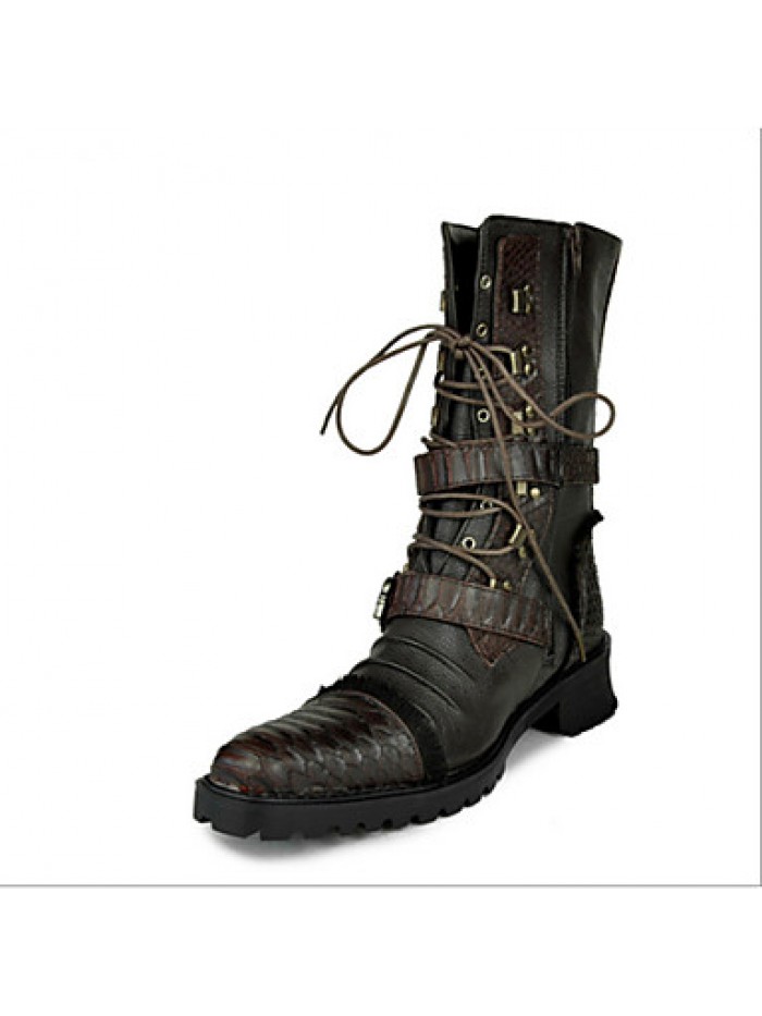 Shoes Casual Boots Black / Brown