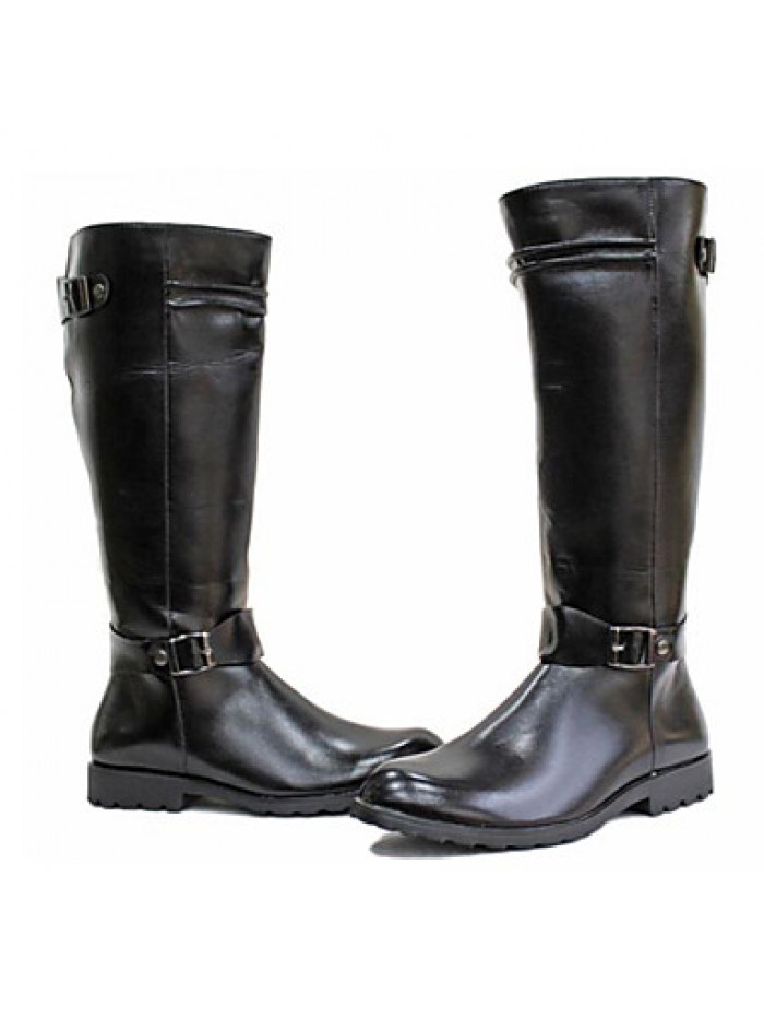 Shoes Outdoor / OfficeCareer / PartyEvening / Dress / Casual Synthetic Boots Black / Brown