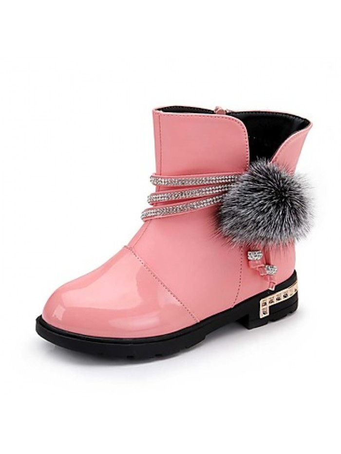 Girl's Boots Spring / Fall / Winter Snow Boots / Motorcycle Boots / Bootie / Comfort Leather Outdoor /CasualZipper