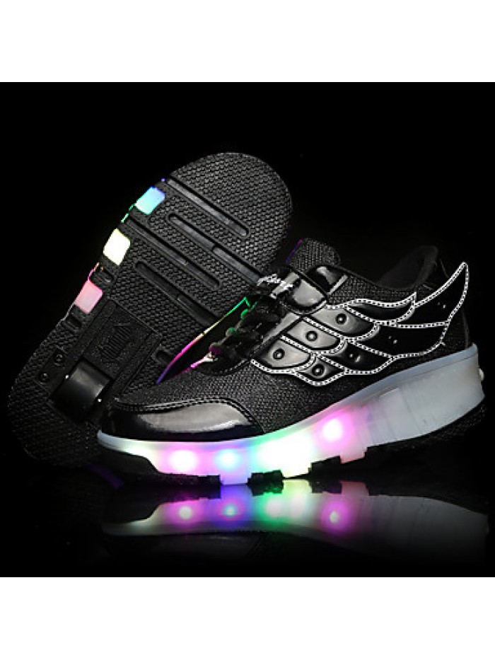 LED Shoes Girls' Shoes / Casual Roller Skate Shoes / Fashion Sneakers Pink / Black and Red / Black and White