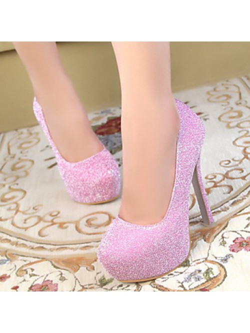 Women's Heels Spring / Fall Heels / Round Toe PU D...