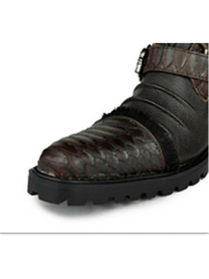 Shoes Casual Boots Black / Brown