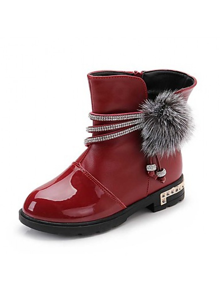 Girl's Boots Spring / Fall / Winter Snow Boots / Motorcycle Boots / Bootie / Comfort Leather Outdoor /CasualZipper