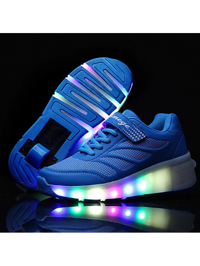 Kid Boy Girl Roller Shoes / Ultra-light Single Wheel Skating LED Light Shoes / Athletic / Casual LED Shoes