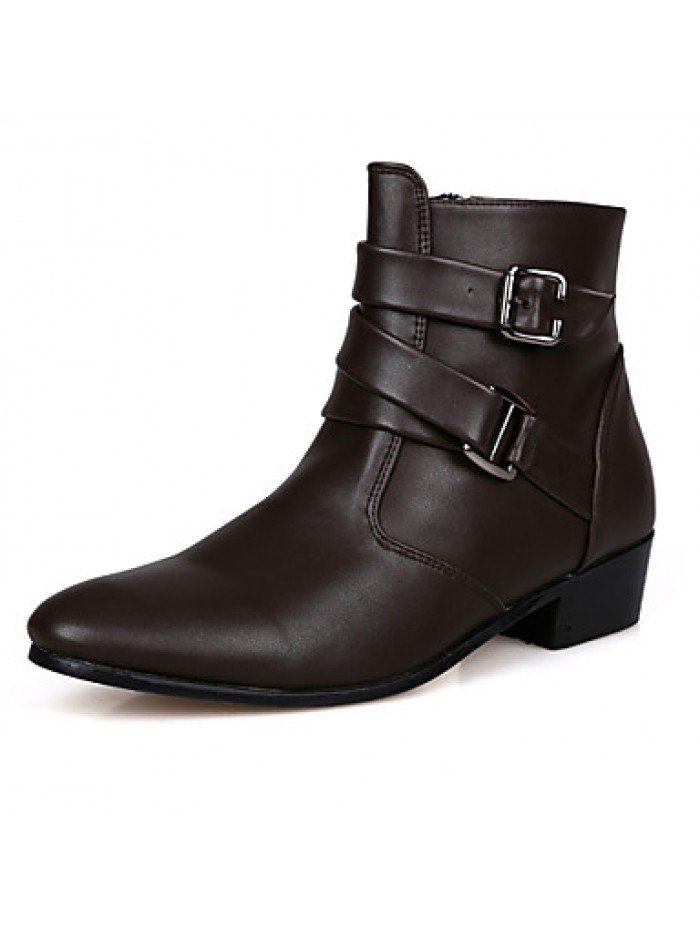 Shoes Outdoor/OfficeCareer/PartyEvening Boots Black/Brown/White