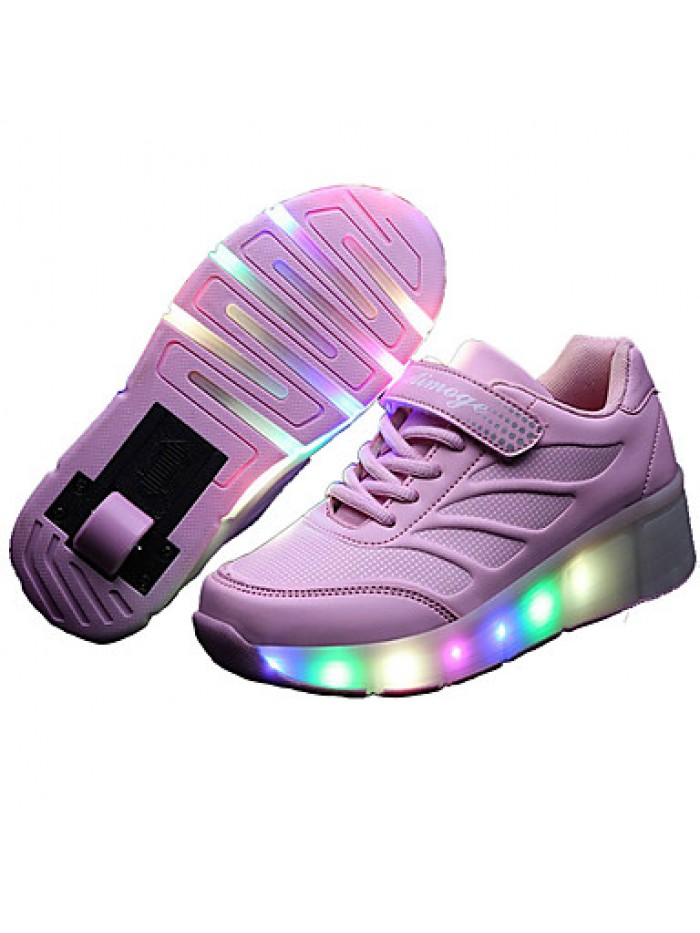 Kid Boy Girl Roller Shoes / Ultra-light Single Wheel Skating LED Light Shoes / Athletic / Casual LED Shoes