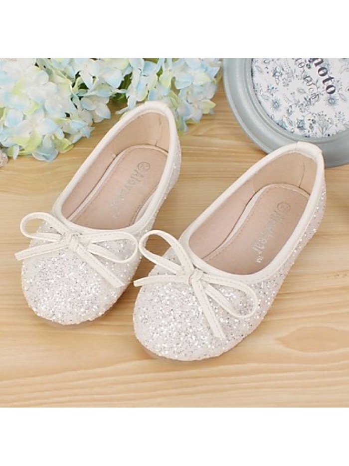 Girls' Shoes Dress Casual Comfort Round Toe Leather Flats More Colors Available