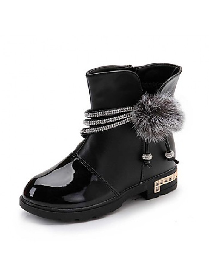 Girl's Boots Spring / Fall / Winter Snow Boots / Motorcycle Boots / Bootie / Comfort Leather Outdoor /CasualZipper