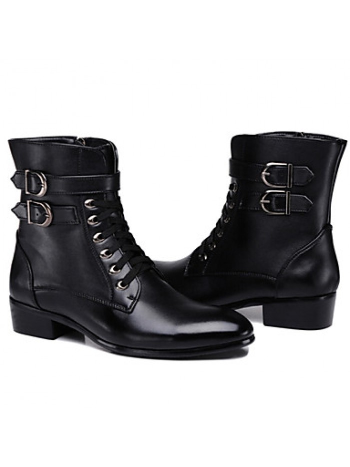 Shoes OfficeCareer / PartyEvening / Casual Synthetic Boots Black