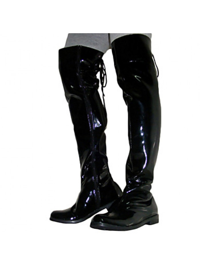 Shoes Outdoor / OfficeCareer / PartyEvening / Dress / Casual Patent Leather Boots Black